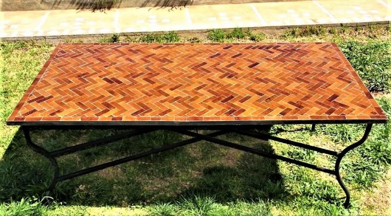 Table Zellige Caramel