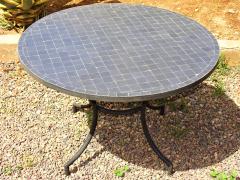 Table Zellige Gris