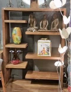 Bibliothèque Teck recyclé